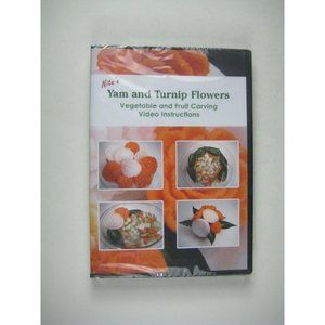Nita's Yam and Turnip Flowers DVD Vegetable Fruit Carving Video Instruction